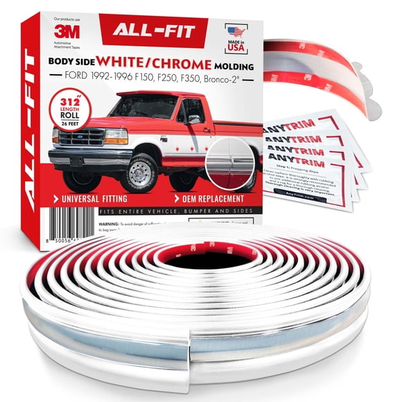 Moldura lateral de carrocería All-Fit Automotive 66 cm (2 pulg.) - Rollo