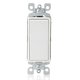 thumbnail image 1 of Interruptor Leviton Decora Rocker unipolar AC Quiet de 15 A, color blanco, 1 of 5