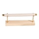 thumbnail image 4 of Soporte para anillos, base de madera multifuncional, expositor de joyas desmontable, estante para anillos para vitrina, tienda, exhibición, tocador de 1 nivel, 4 of 5