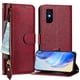 thumbnail image 2 of FOXDOCK Funda Tipo Cartera para Tecno Spark 40 4G Cuero PU con Cremallera y Correa de Muñeca, Ranuras para Tarjetas, Soporte Plegable, Cierre Magnético, 2 of 5