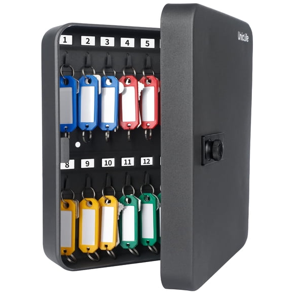Armario Para Llaves De 28 Posiciones Con Cerradura De Combinación Color Negro