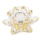 thumbnail image 2 of Crystal Lotus Flower Craft Pisapapeles Feng Shui Decor Love Holy Yellow, 2 of 5