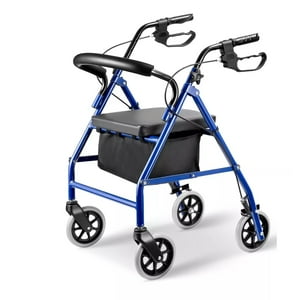 Genérico - Andador Con Asiento Frenos Y Bolso 4 Ruedas Plegable Oneder 3003C