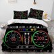 thumbnail image 1 of 3D Racing Car Dashboard Comforter Bedding Set,Duvet Cover Bed Set Quilt Cover Pillowcase,King Queen Size Bedding Set Adult Child, 1 of 5