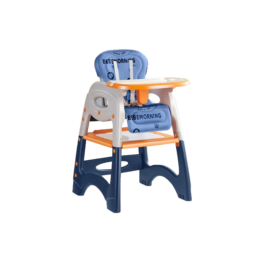 Babymine - Silla De Comer Para Bebé Todo En 1 Azul