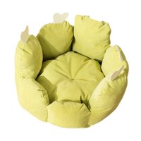 Magideal - Cama Para Mascotas Con Forma De Pétalo, Perrera, Cojín De Nido Cálido, Almohadilla De Dormir Portátil Para Gatos, Cama Para Mascotas, Camas Para Gatos