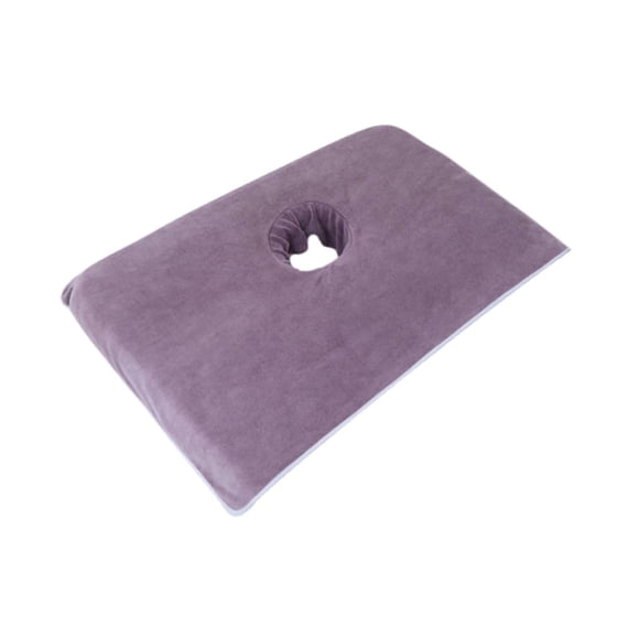 Toalla para Camilla de Masaje con Orificio Facial, Funda para Camilla, Toalla Facial Cómoda Y Lavable, Toalla de Belleza para Spas, Salones de Belleza rosa
