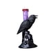 thumbnail image 2 of Lámpara De Escritorio De Cuervo De Luz De Vela De Halloween Para Decoración De Celebración De Vacaciones De Festival Púrpura, 2 of 3