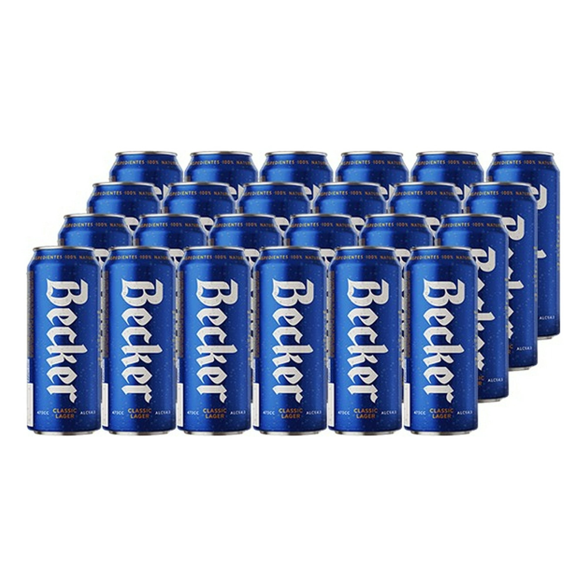 Pack 24 Cervezas Becker Lata L 473cc