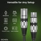 thumbnail image 3 of Cables XLR GearIt para micrófono macho a hembra, 3 pines, 2 m, 6 unidades, 3 of 9