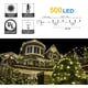 thumbnail image 2 of Luces de cadena kemooie 50 m 500 LED blanco cálido impermeables, 2 of 7
