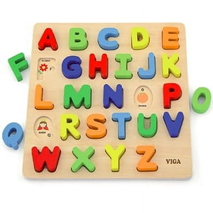 Viga - Puzzle De Madera Alfabeto En Mayúsculas