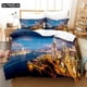 thumbnail image 1 of Seaside City Bedding Set Duvet Cover Set Bedding Digital Printing Bed Linen Bedding Set Fashion Design, 1 of 5