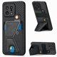 thumbnail image 1 of Funda Resistente para Xiaomi 13 con Tarjetero y Soporte, Diseño Magnético Negro, 1 of 5