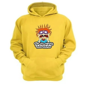 Genérico - Polerón Canguro Carlitos Dibujos Animados Amarillo Talla M Unisex