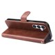 thumbnail image 4 of Funda tipo cartera para Samsung Galaxy A54 5G con bolsillo con cremallera y ranuras para tarjetas – Función de soporte Marrón, 4 of 6