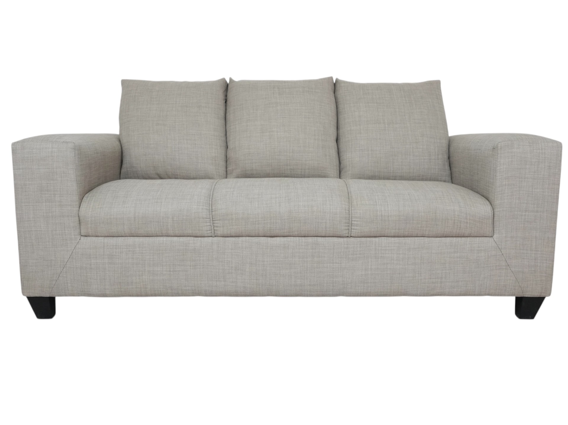 Ruzam Mobel - Sofá 3 Cuerpos Lyon Gris