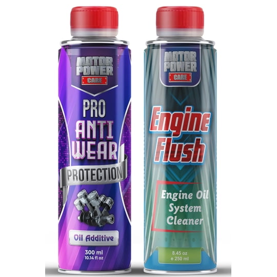 Motorpower Care - Kit De Limpieza De Motor Y Aditivo Para Aceite 550 Ml