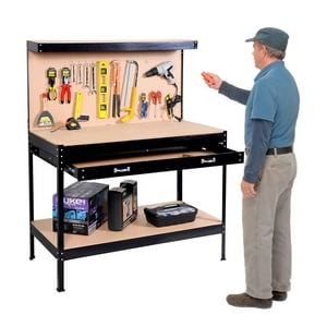 Prochef - Banco De Trabajo Con Cajon Y Respaldo 120X60 Cm.