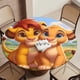thumbnail image 5 of El Rey León Simba theme Fitted Round Tablecloths Elastic Edged Table Covers Waterproof Table Cloth For Kitchen Holiday Party Tables Decor 120cm, 5 of 6