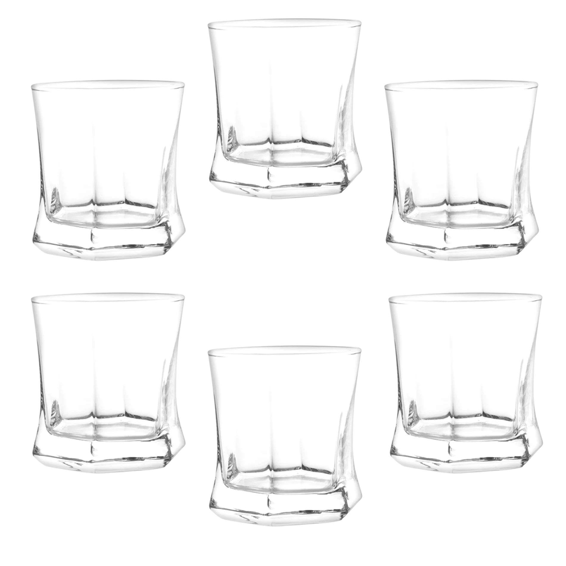 Disparo - Display 6 Vasos Bajos Modelo Vivaldi 250ml Para Tragos Agua