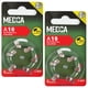 thumbnail image 1 of Pilas MEDca A10 - Pack de 12 Unidades - Pilas de Botón de Zinc-Aire 1,45V con Pestaña Amarilla para Audífonos y Amplificadores Auditivos, 10, P10, PR70 o ZL4, 1 of 8