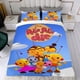thumbnail image 4 of Rolie Polie Olie Conjunto de sábanas temático, trío de piezas, cómodo y amigable con la piel, diseño único, regalo de decoración para el hogar para familiares, amigos y fans, 90 cm * 190 cm, 4 of 6