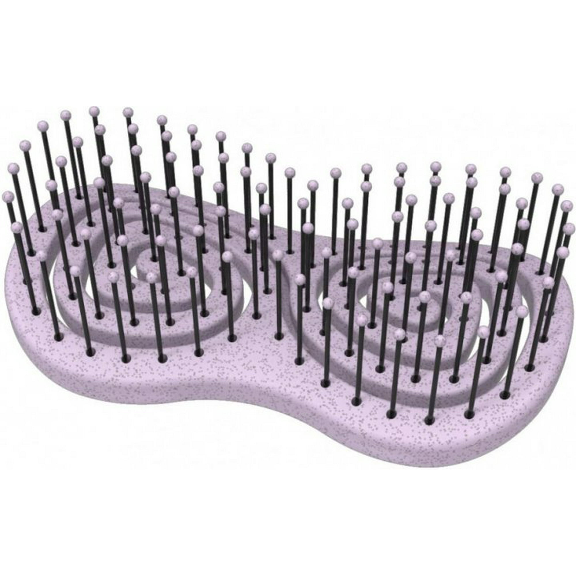 Lookwell - Cepillo De Pelo Portatil Masajeador Desenredante Ecologico Portable Violeta