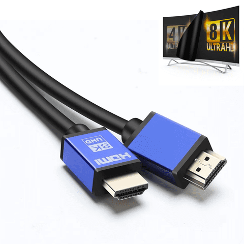 Genérico - Cable Hdmi 8K / 4K Ultra Hdr V2.1 De 2,0 Mts 48Gbps - Audeos