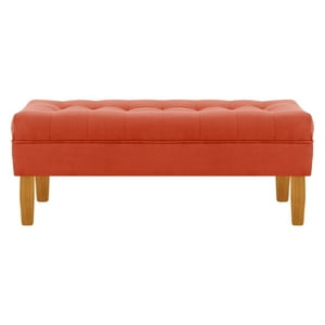 Bodevir - Banqueta Wood 2C Felpa 04 Naranja