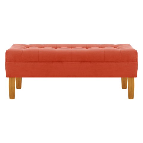 Bodevir - Banqueta Wood 2C Felpa 04 Naranja