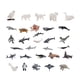 thumbnail image 2 of 30 Uds figuras de animales del océano, modelo de animales marinos, juguete educativo realista para niños de criaturas marinas, regalo de juguetes para, 2 of 5