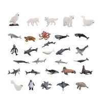 Bothyi - 30 Piezas Figuras De Animales Marinos Vida Marina Juguetes Realistas Para Niños Para Decoración De Estantes