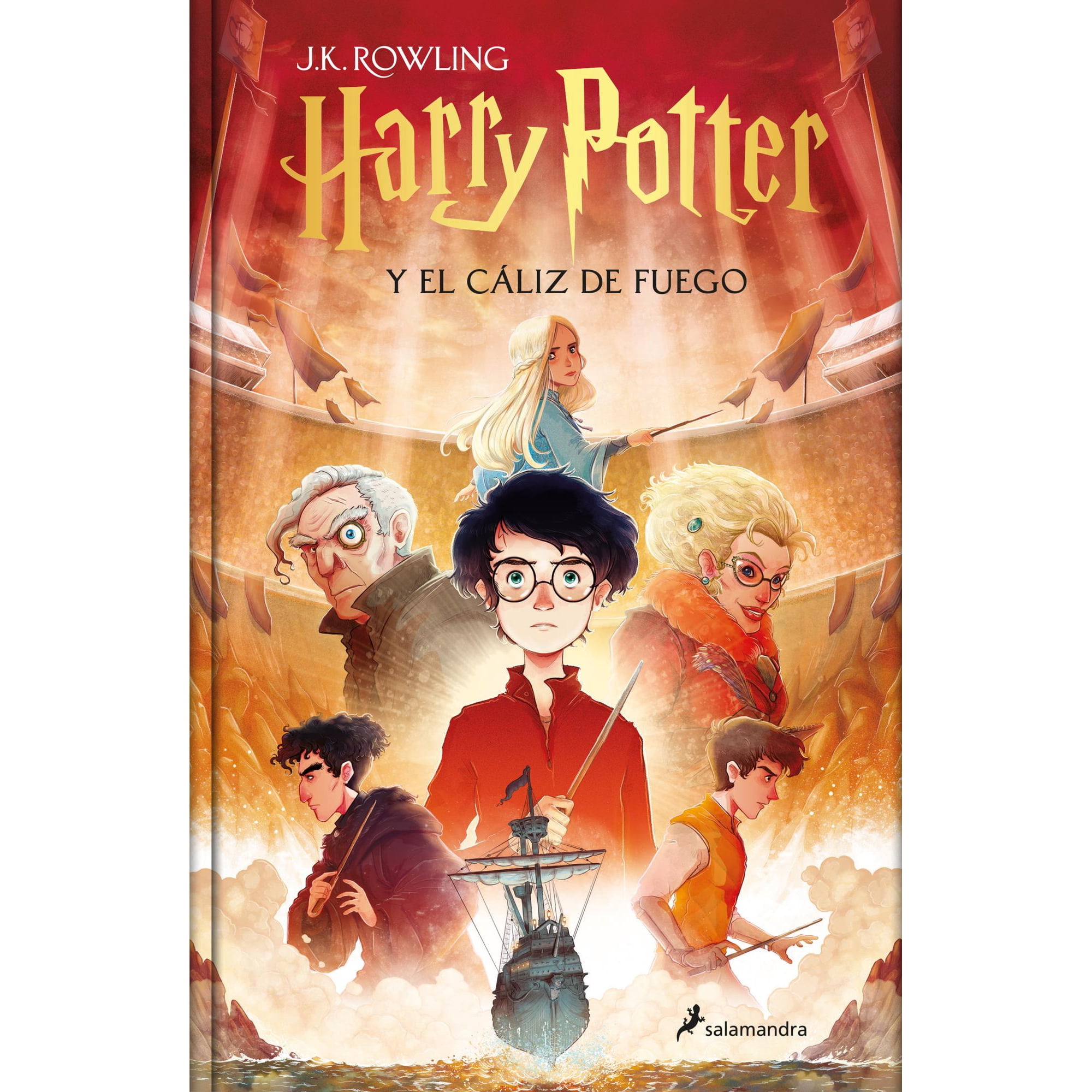 Salamandra Infantil Y Juvenil - Libro Harry Potter Y El Cáliz De Fuego - Jk Rowling