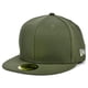 thumbnail image 1 of Gorra New Era Blank Custom 59FIFTY ajustada con pico plano, color oliva, 1 of 5