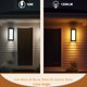 thumbnail image 4 of Aplique de pared Rosykite 2 unidades 18W 3 temperaturas de color impermeable, 4 of 9