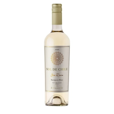 Vino Blanco Sauvignon Blanc Gran Reserva 13.5° Botella 750 Ml Sol De Chile