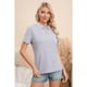 thumbnail image 1 of Polera Piqué Mujer Algodón Primavera Verano Elasticada Colores 0069, 1 of 3