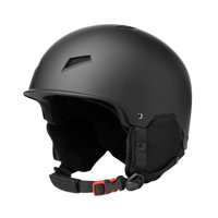 Ioensy - Casco De Esquí Para Mujer Y Hombre, Casco De Snowboard, Ajuste Ajustable, Talla L, Color Negro