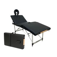 Glomed - Camilla De Masajes Plegable 4 Cuerpos Aluminio Delux