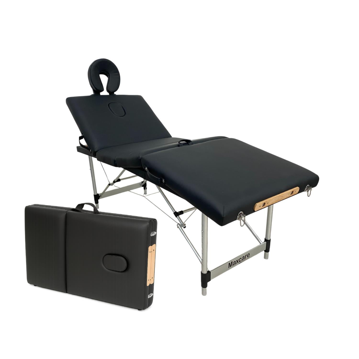 Glomed - Camilla De Masajes Plegable 4 Cuerpos Aluminio Delux