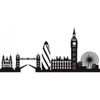 Rienda Libre Graphics - Decomural London City Skyline United Kingdom Ws-18995