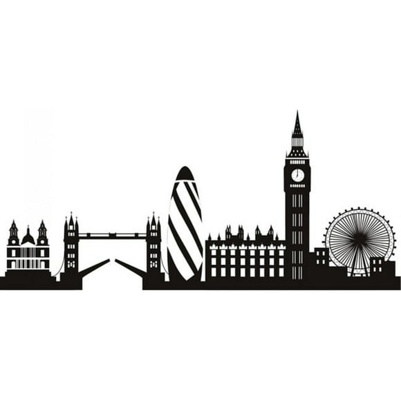 Decomural London City Skyline United Kingdom WS-18995