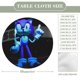 thumbnail image 2 of Sonic-theme Fitted Round Tablecloths Elastic Edged Table Covers Waterproof Table Cloth for Kitchen Holiday Party Tables Decor 120cm, 2 of 6