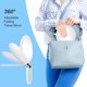 thumbnail image 4 of Espejo de aumento Sifolo 30x con mango ajustable - blanco, 4 of 6