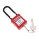 thumbnail image 3 of Candado de Seguridad Curvado de PVC de 38mm, Color Rojo, 3 of 3