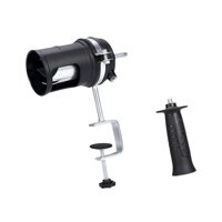 Magideal - Trilladora De Maíz Con Mango, Clip De Escritorio Para Taladro Eléctrico, Herramienta Para Pelar Maíz, Fácil Instalación, Máquina Trilladora Negra Con