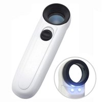 Lupa Lucky Fitness 40X Con 2 Luces Led