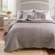 thumbnail image 3 of Juego de colcha Greenland Home Fashions Giulia, talla doble, gris, 3 of 7