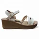 thumbnail image 1 of Sandalia Mujer Plataforma Beige Brillante New Walk, 1 of 1